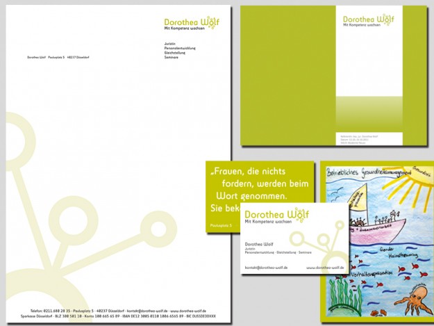 DOROTHEA WOLF – MIT KOMPETENZ WACHSEN | Geschäftsausstattung