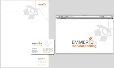EMMERICH MEDIENCOACHING Geschäftsausstattung