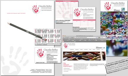 ERGOTHERAPIE CLAUDIA BELKA GESCHÄFTSAUSSTATTUNG