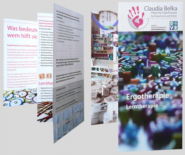 Infoflyer Ergotherapie Claudia Belka