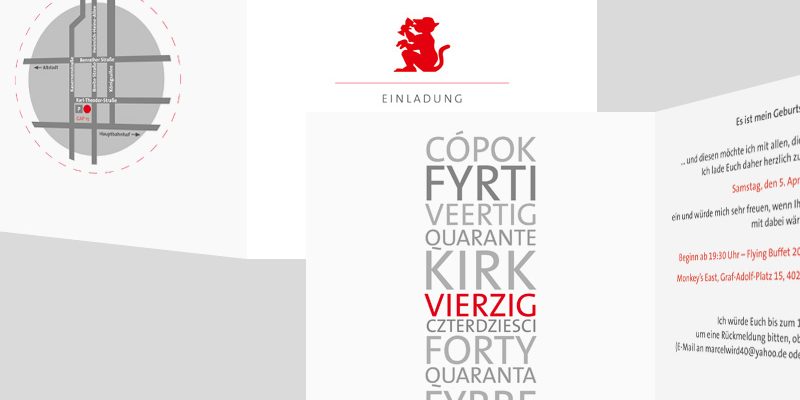 PRIVATPERSON | Einladungskarte