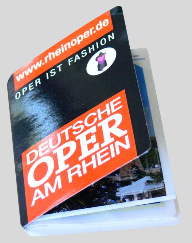 RHEINOPER Faltplan mini