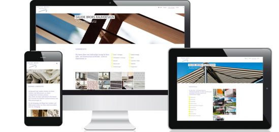 Darstellung der Webseite von Brors Raumdesign