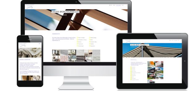 Darstellung der Webseite von Brors Raumdesign