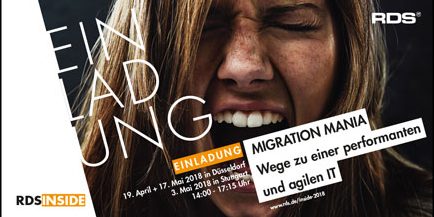 Einladungskarte für eine IT-Veranstaltung