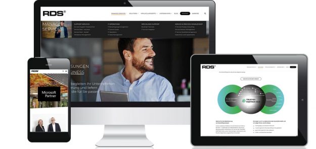 Unternehmenswebseite von RDS CONSULTING